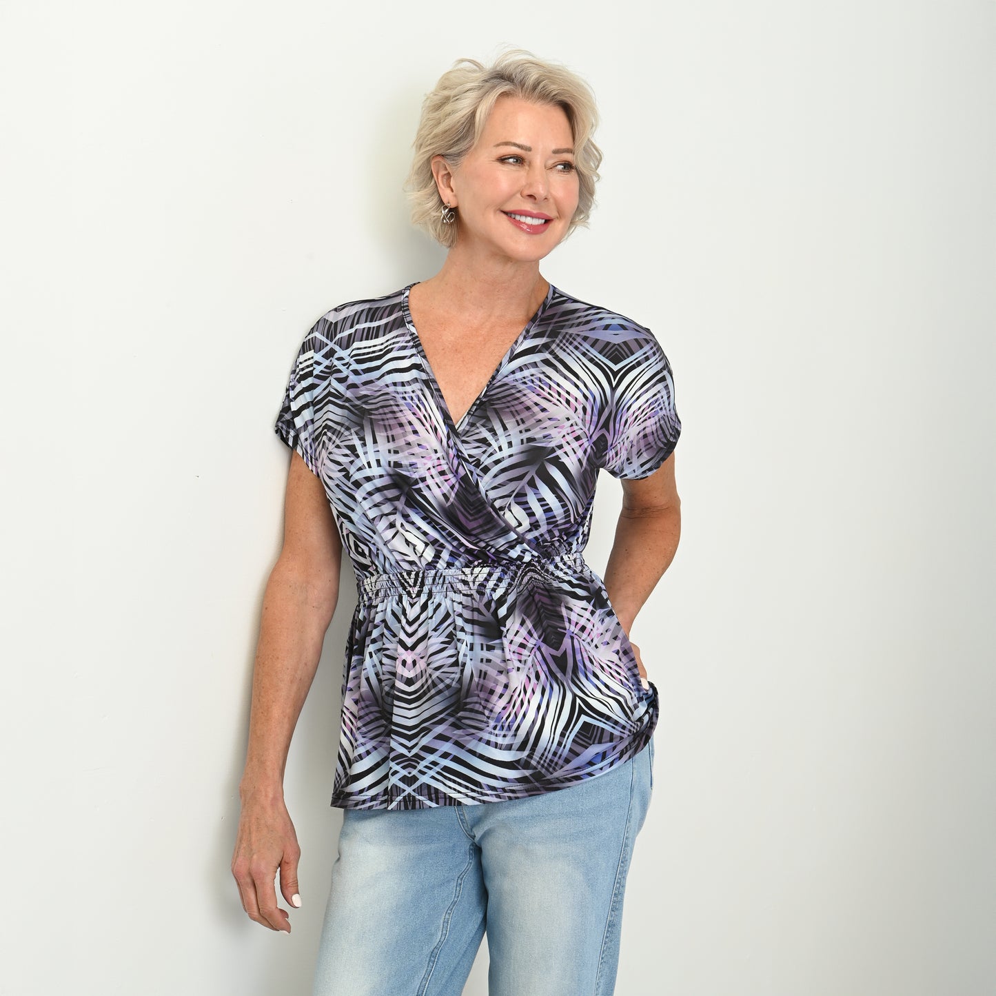 Purple Multi Front Detail Missy