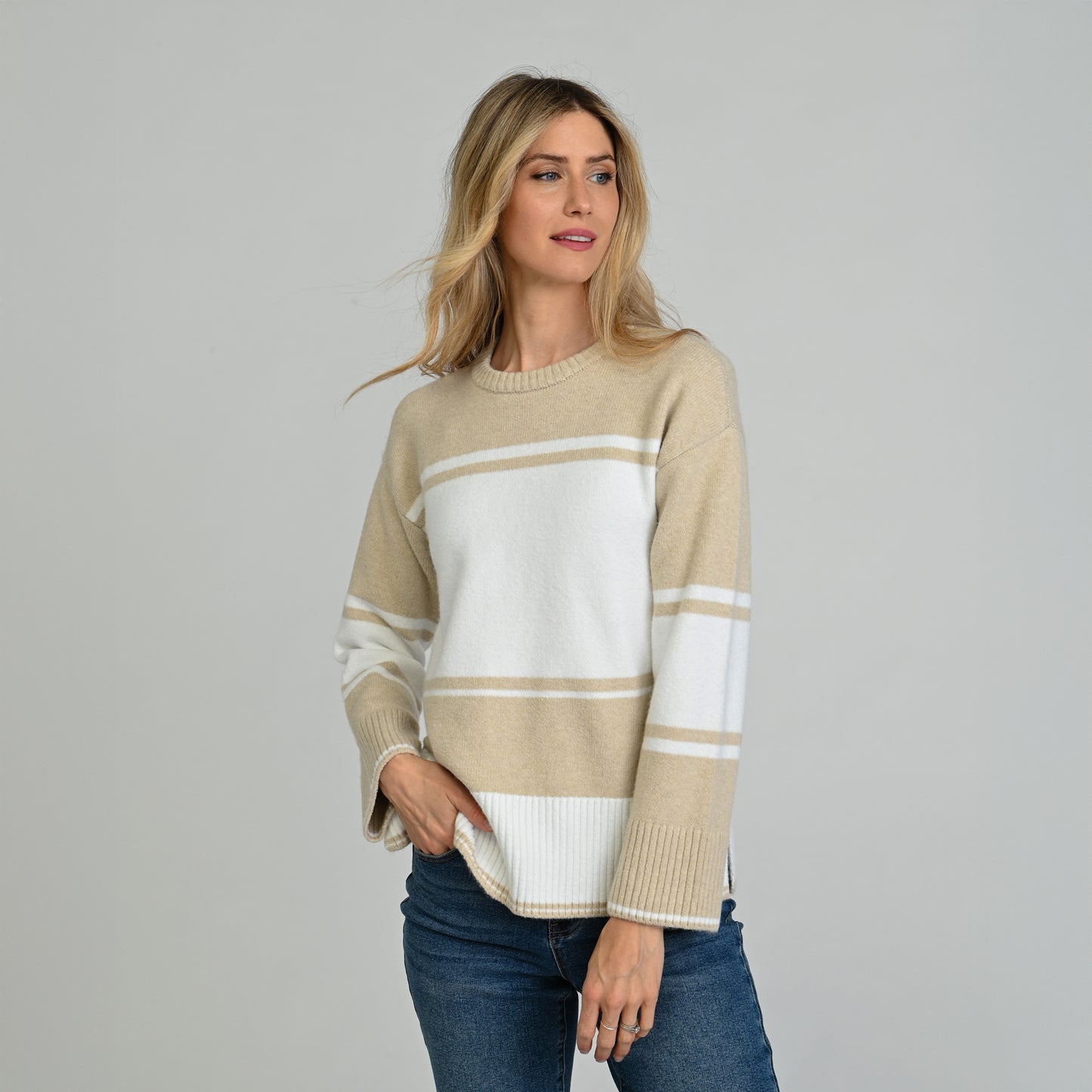 Oatmeal Front Detail Missy