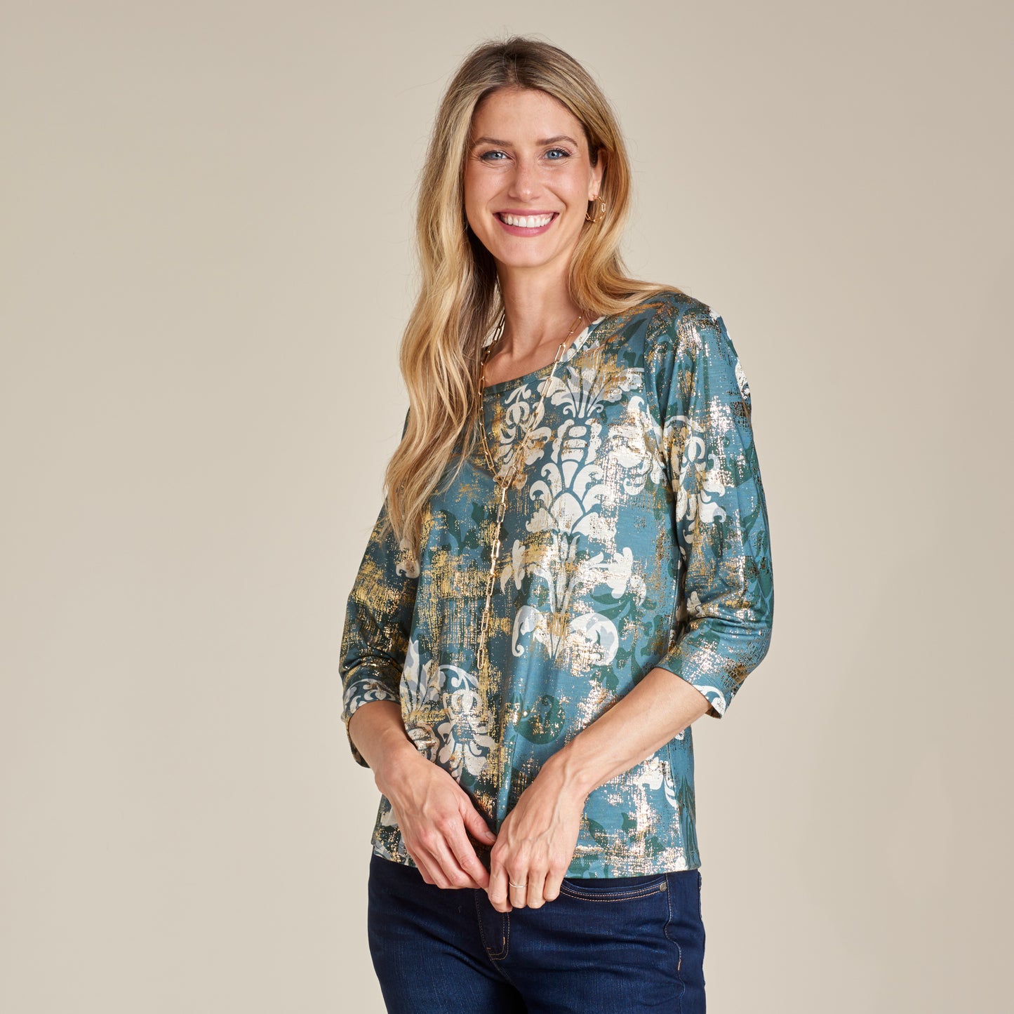 Iceberg Green Front Detail Missy