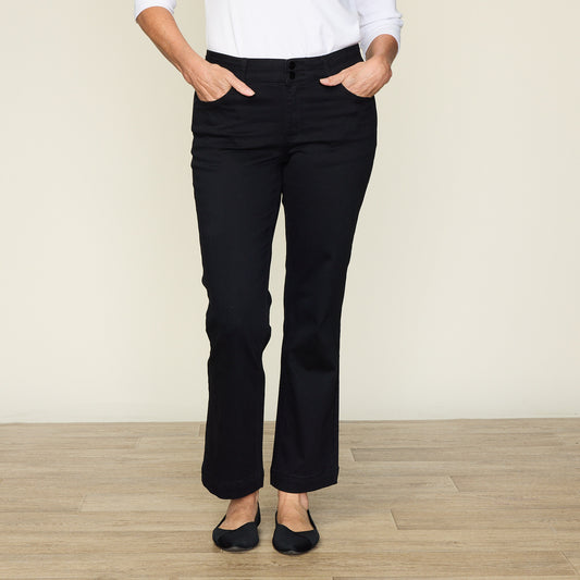 Shaped Fit Barely Boot Stretch Trouser Pant