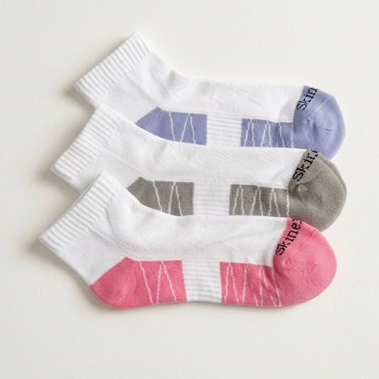 Skinergy 3 Pack Compression 1/4 High Sock
