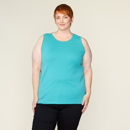 Teal Front Detail Women