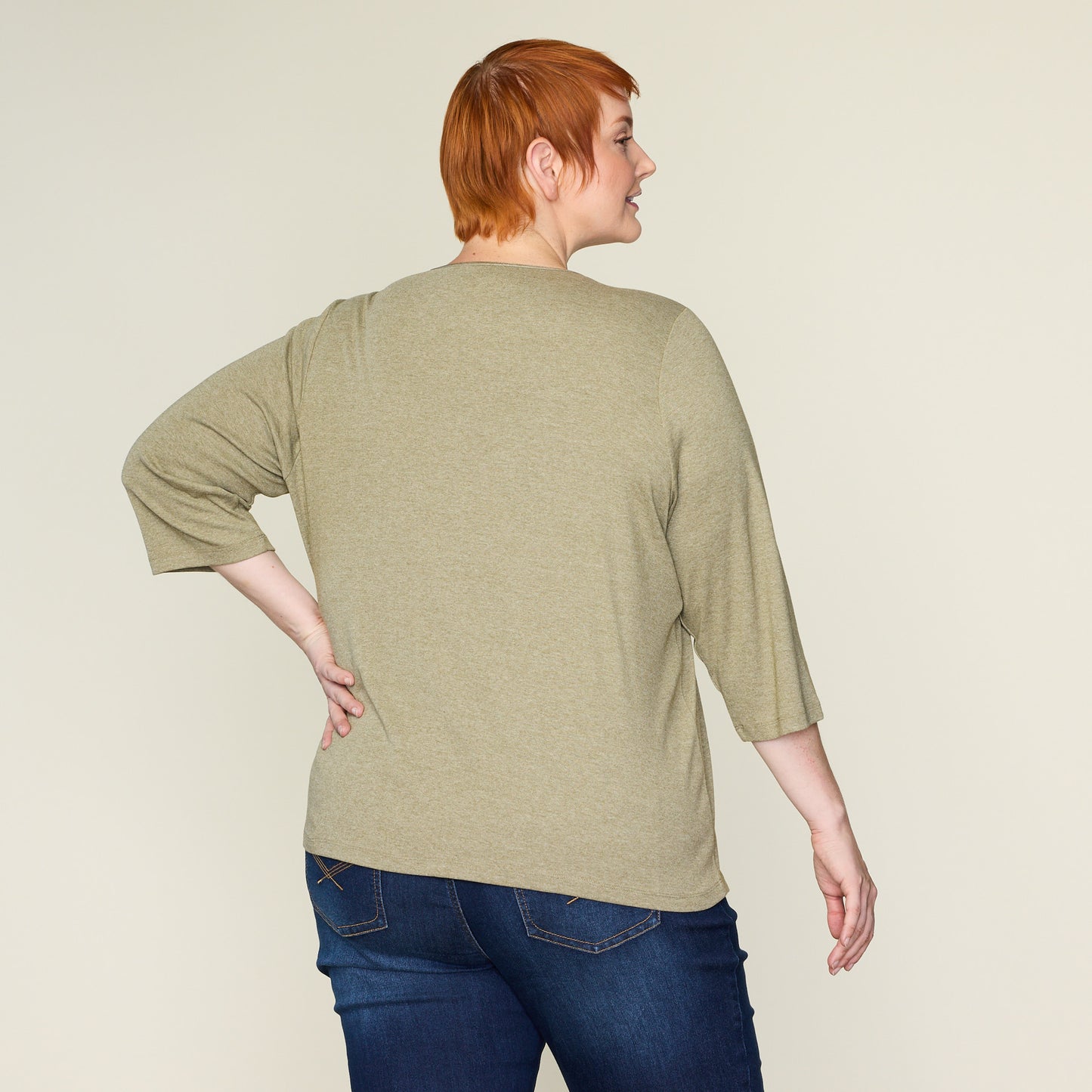 Burnt Olive Back Detail Women