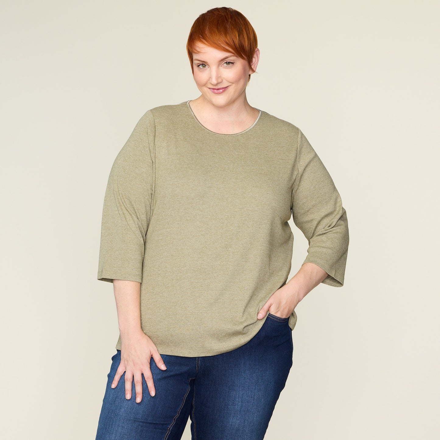 Burnt Olive Front Detail Women