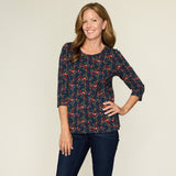 Navy Blazer Front Detail Missy