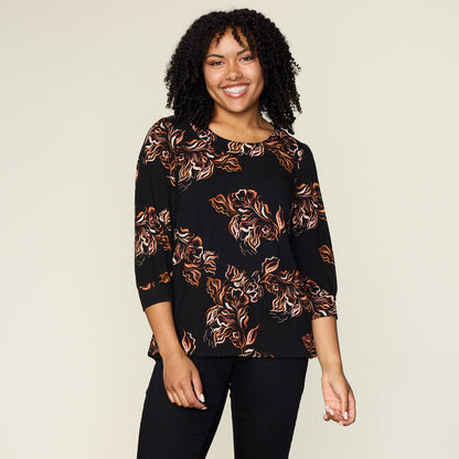 Black Front Detail Missy