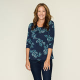 Navy Blazer Front Detail Missy
