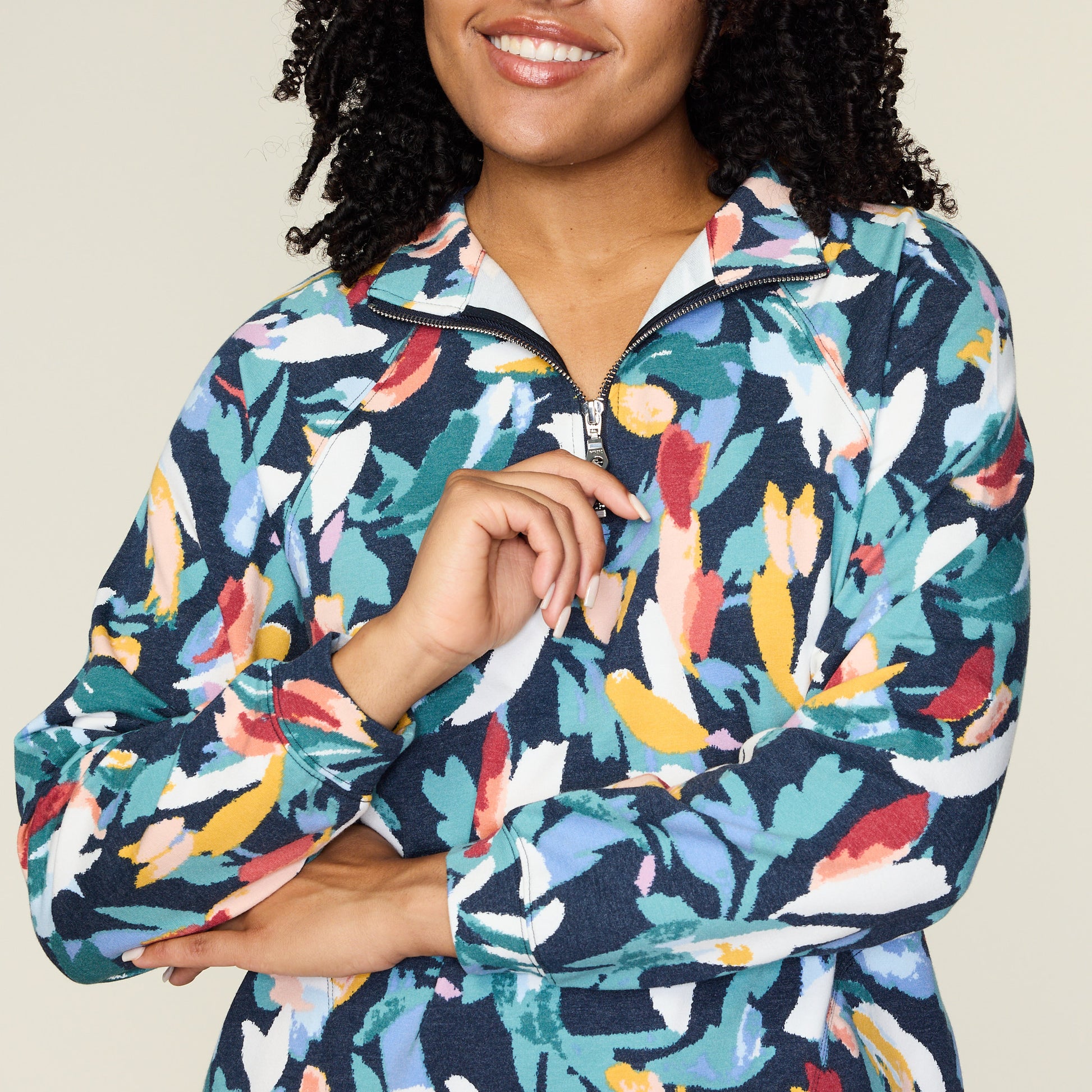 Multi Print Detail Missy
