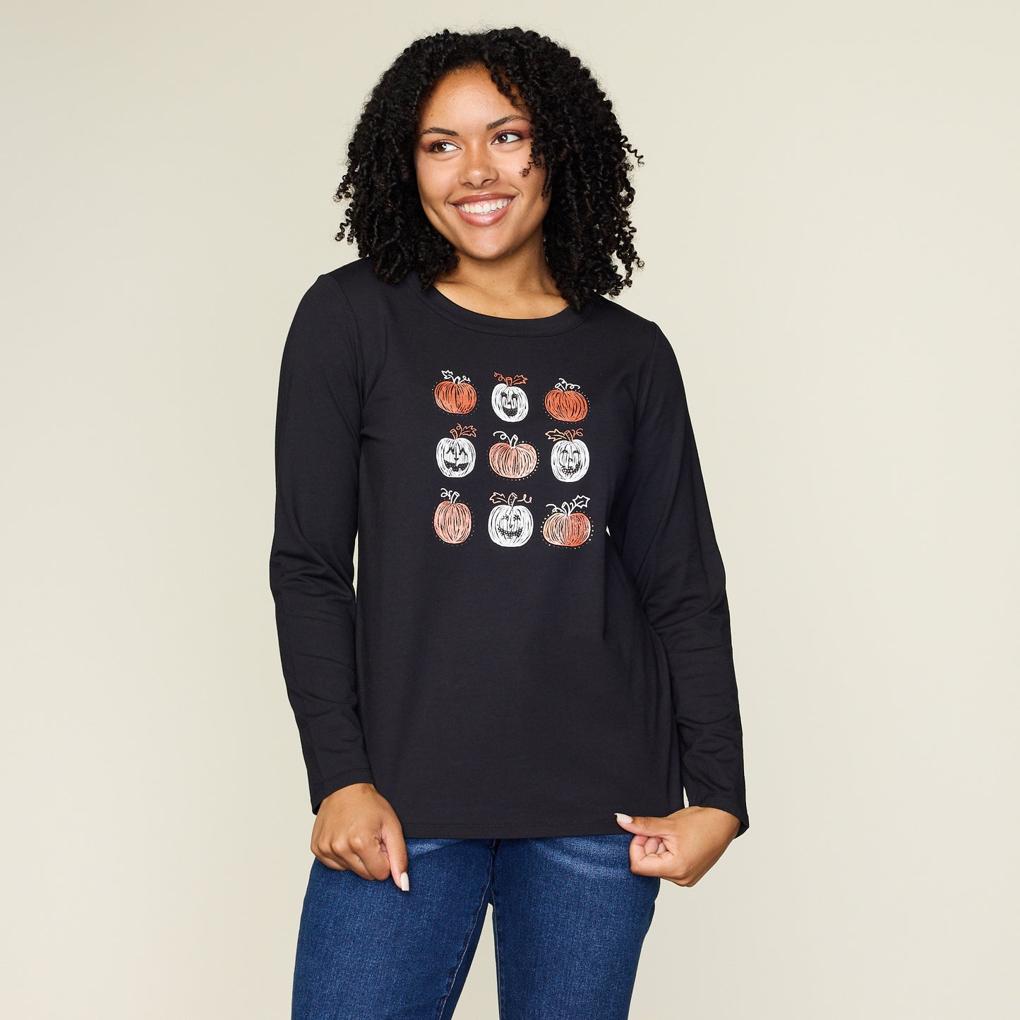 Black Front Detail Missy