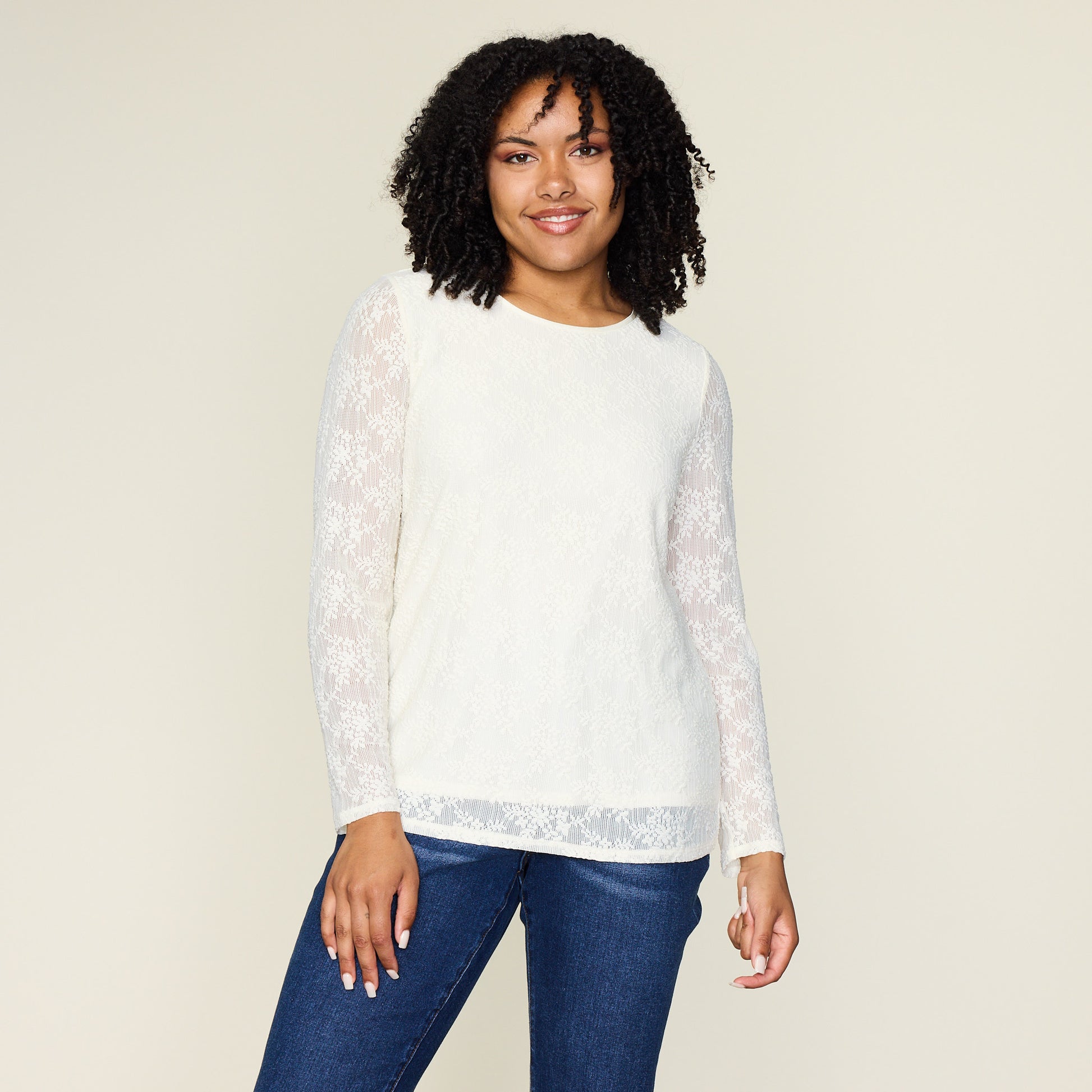 Antique White Front Detail Missy