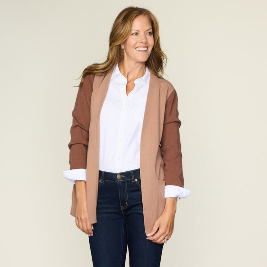 Brown Front Detail Missy