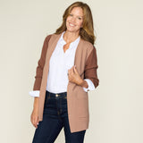 Brown Front Detail Missy