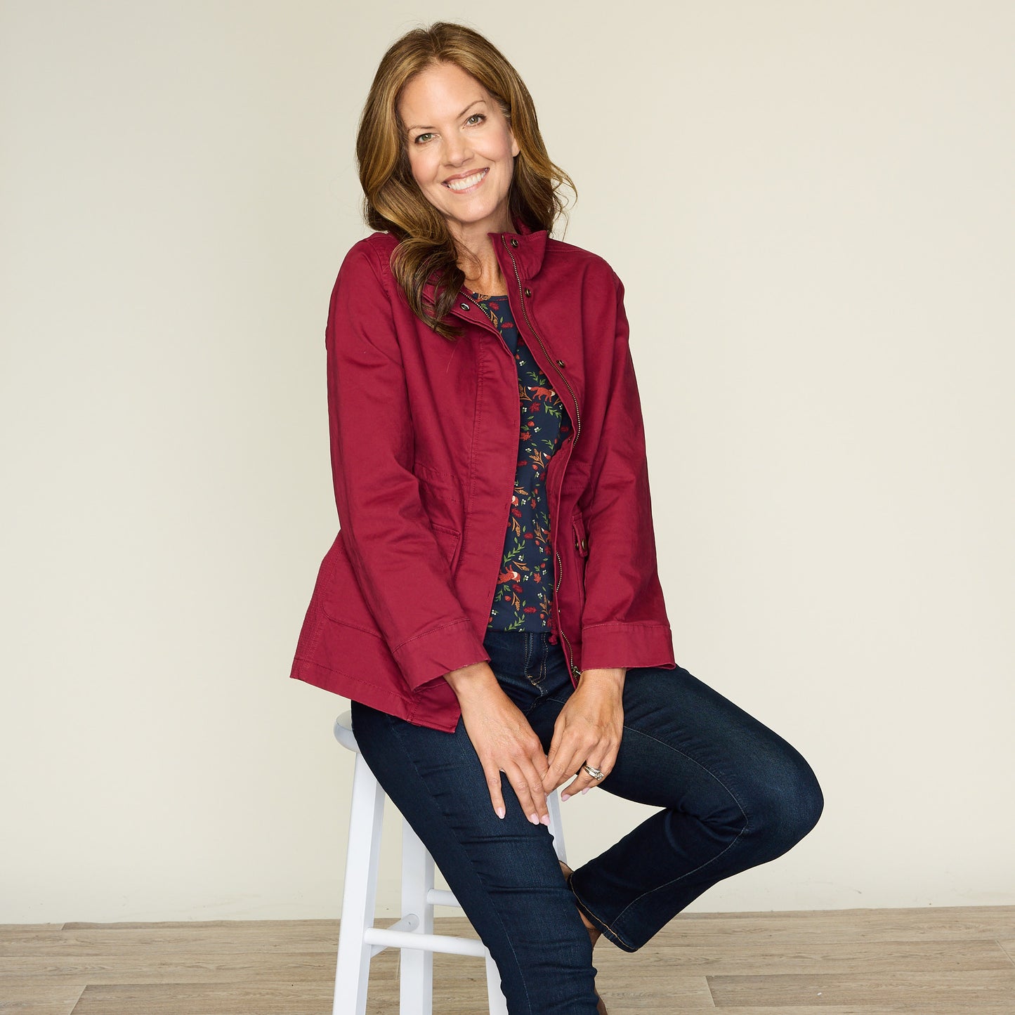 Tibetan Red Front Detail Missy