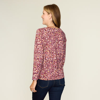 Burgundy Back Detail Missy