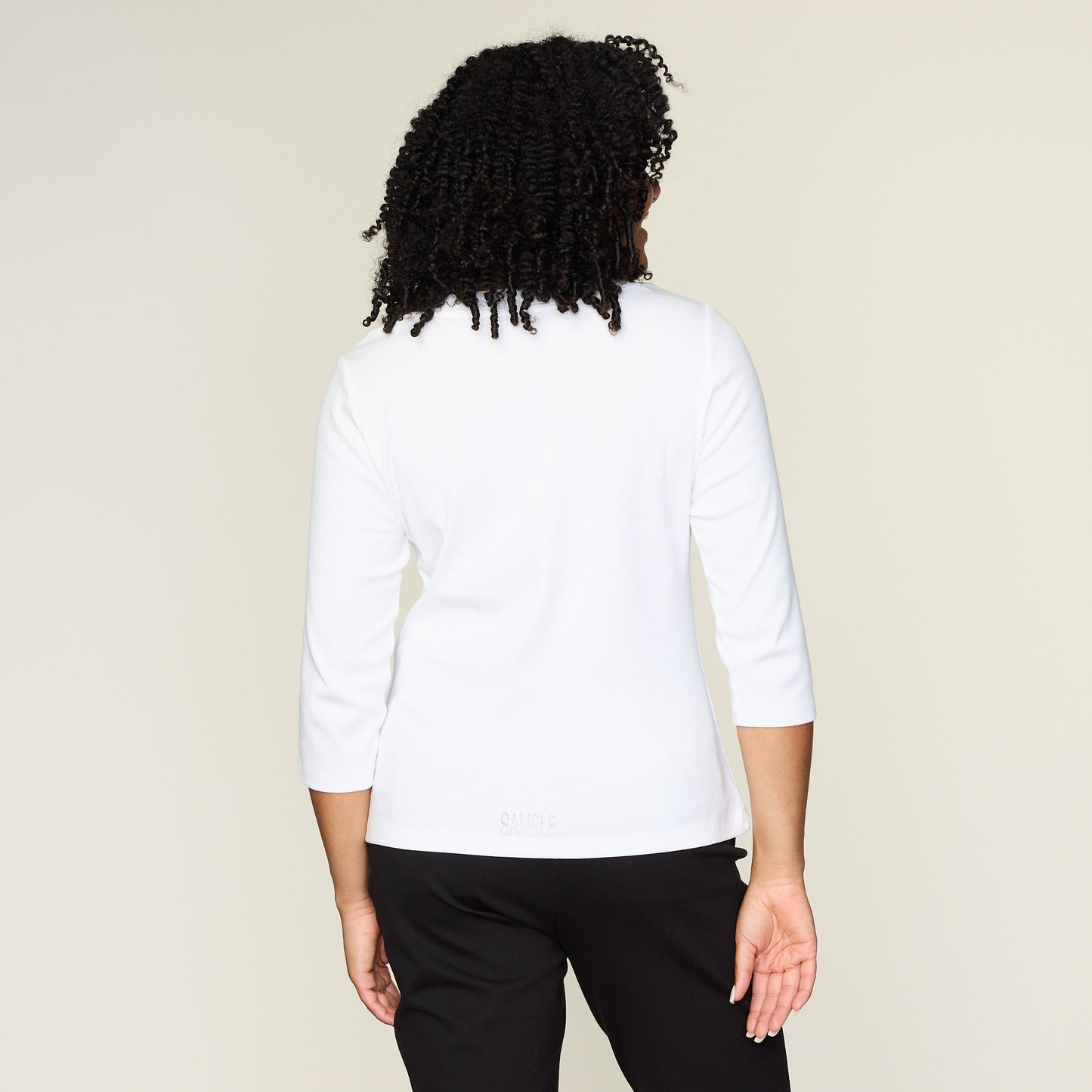 Bright White Back Detail Missy