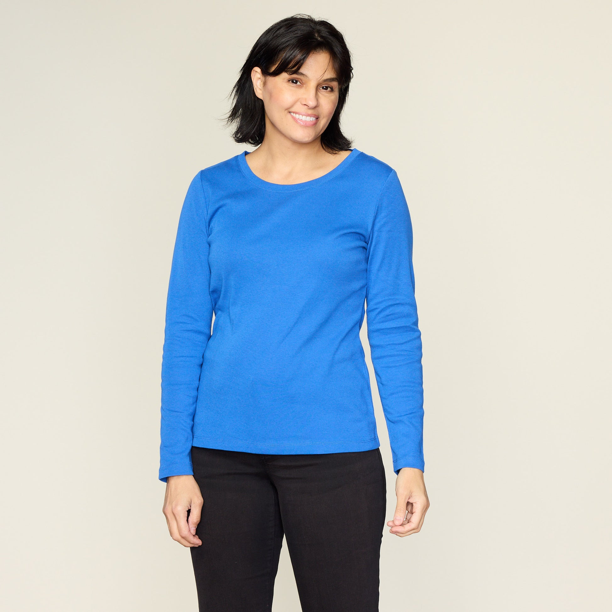 Blue Beauty Front Detail Missy