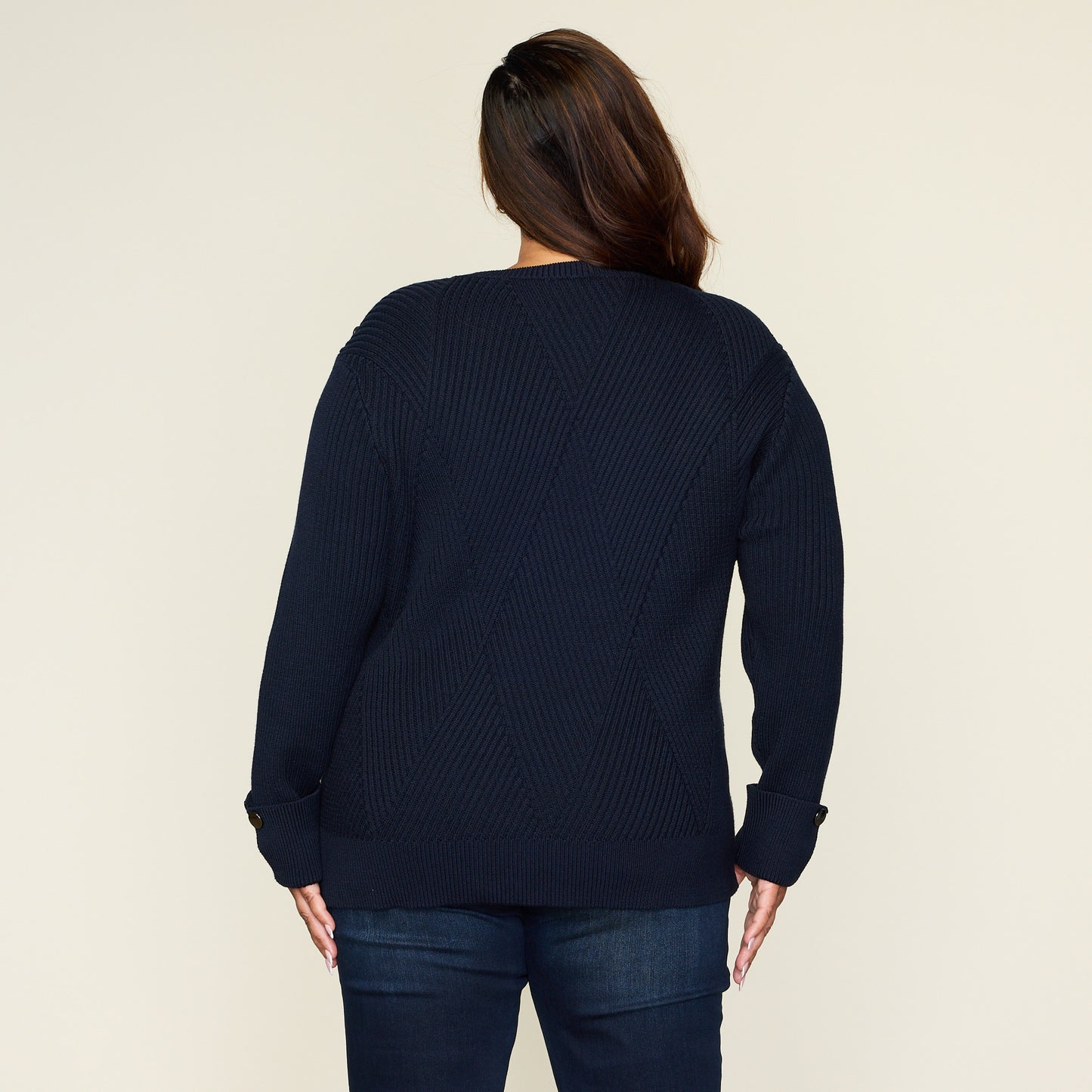 Navy Blazer Back Detail Women