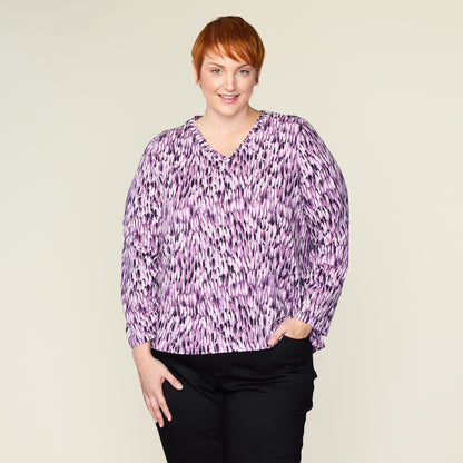 Plum Purple Front Detail Women