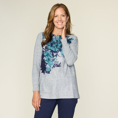 Heather Grey Front Detail Missy