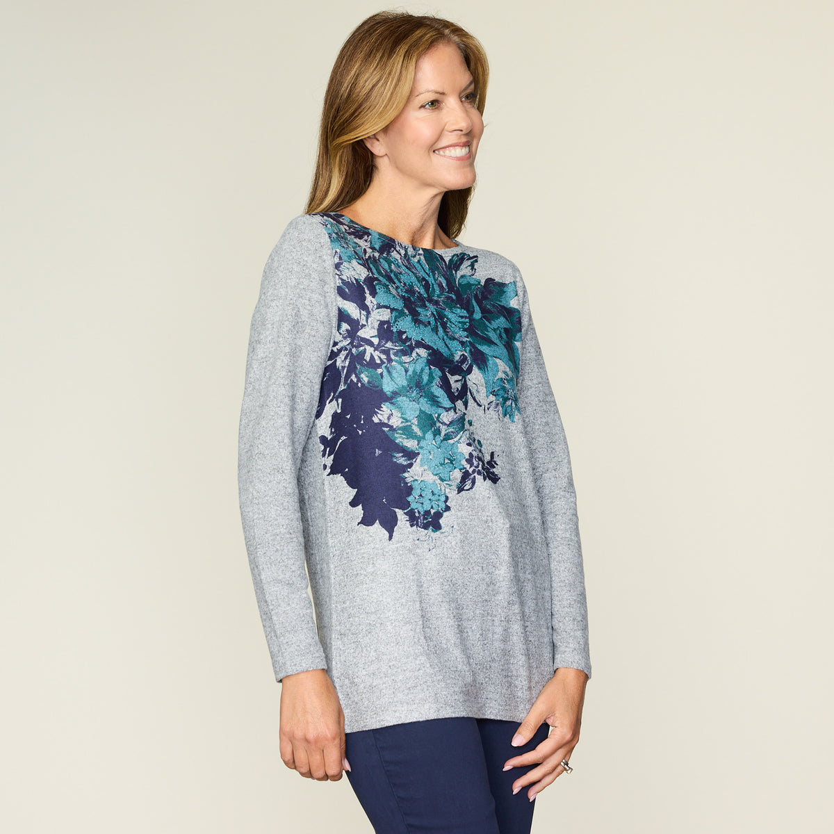 Heather Grey Side Detail Missy