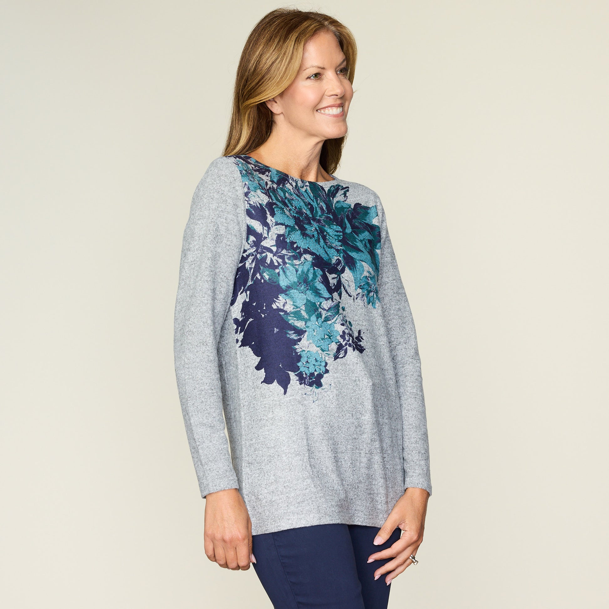 Heather Grey Side Detail Missy