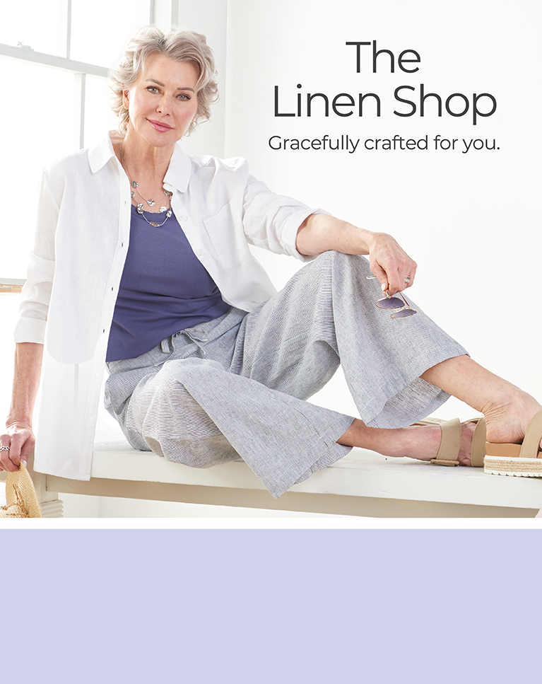 The Linen Shop: Gracefully crafted for you.