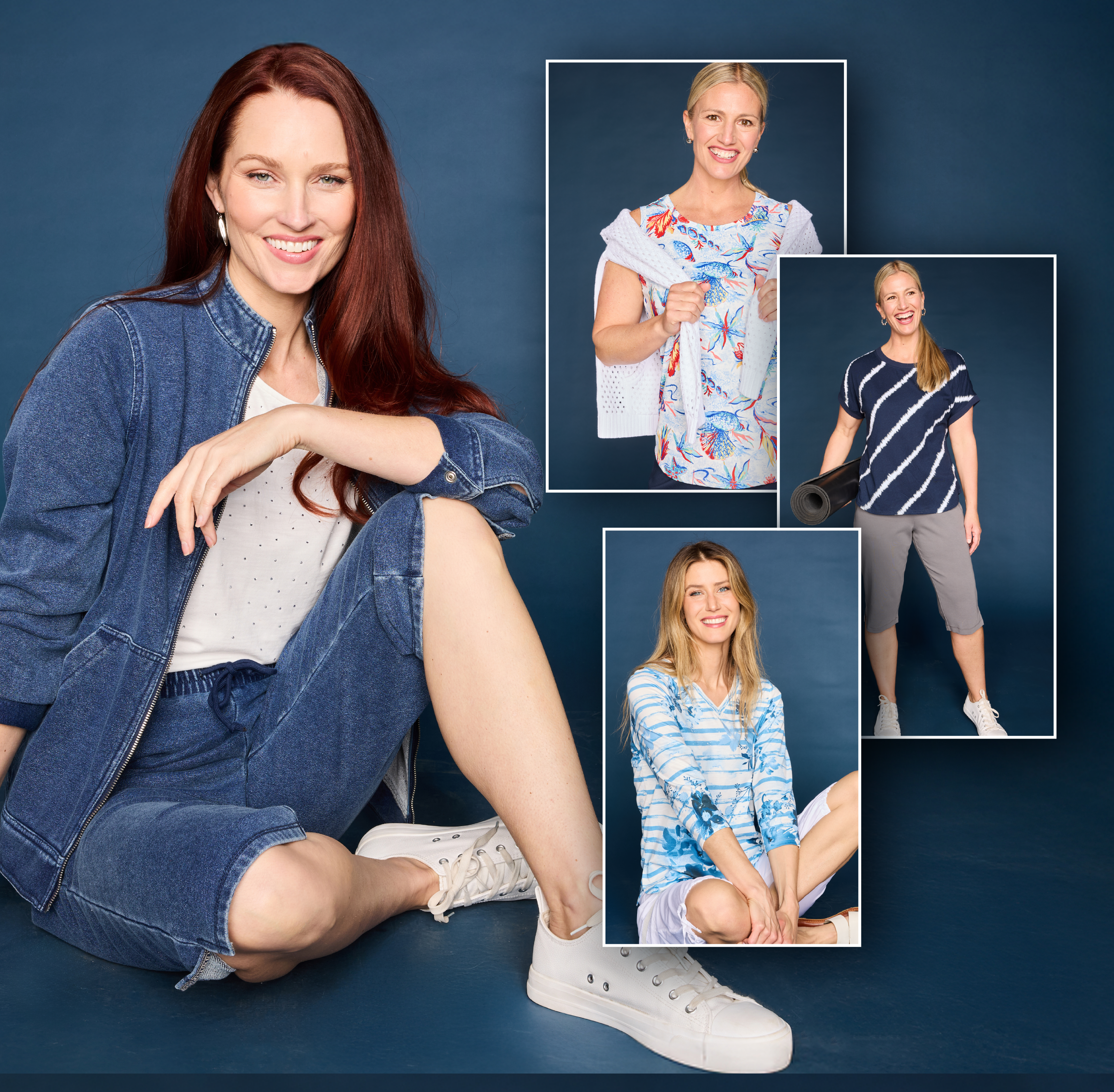 Explore our Relaxed Restyled collection! Featuring an assortment of stylish and comfy tops and bottoms.