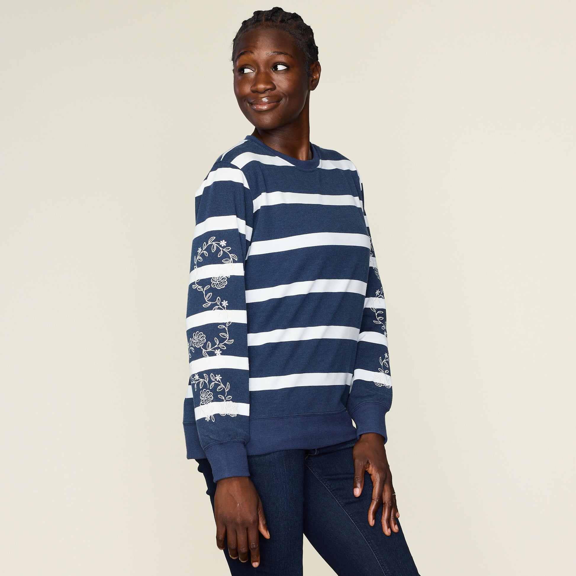 Navy Blazer Side Detail Missy
