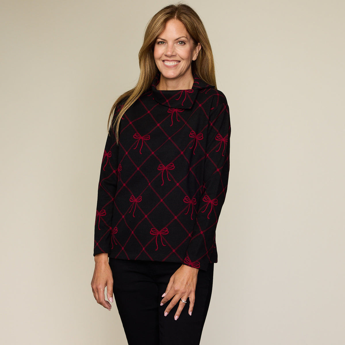 Black Front Detail Missy