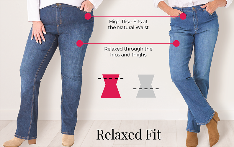 Explore our relaxed fit bottoms! Featuring an assortment of bottoms that sits at the natural waist and relaxed through the hips and thighs.