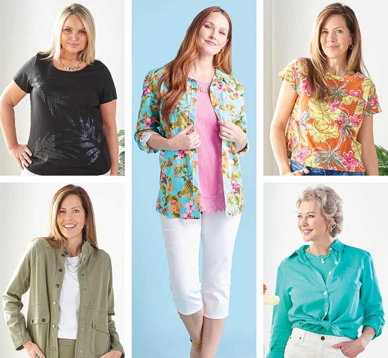 2 Days Only! Online Only: Buy 2, Get 1 FREE Clearance*exclusions apply. Featuring an assortment of versatile tops and bottoms!