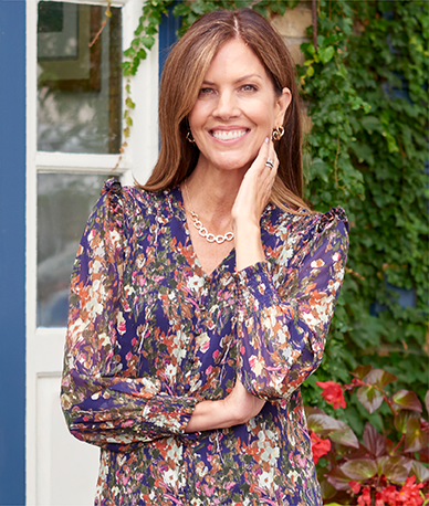 Explore our blouses & shirts! Featuring a blue abstract ruffle blouse.