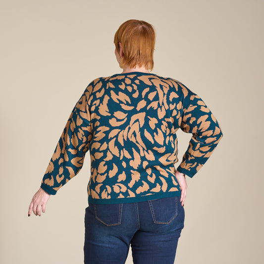 Navy Multi Back Detail Women