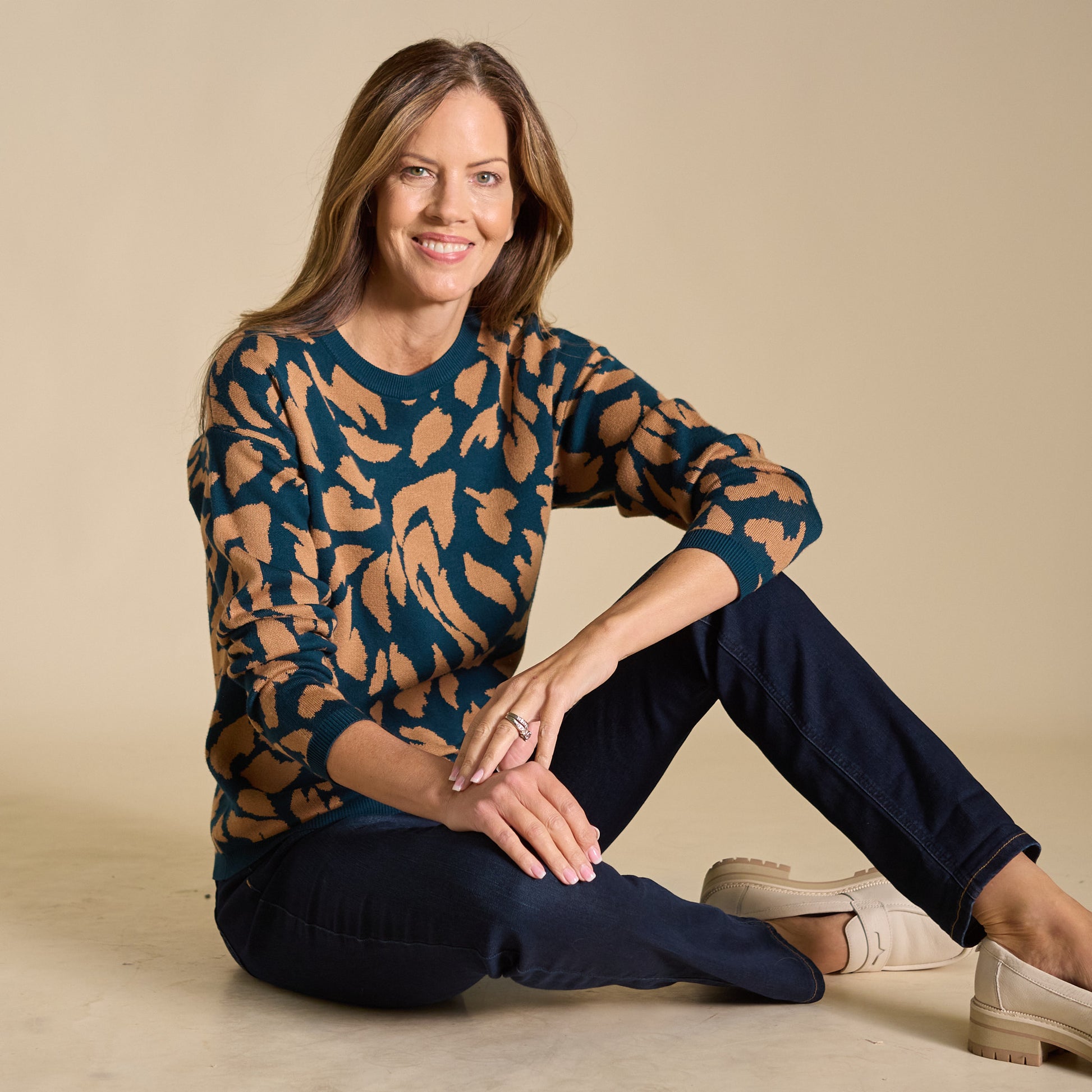 Navy Multi Front Detail Missy