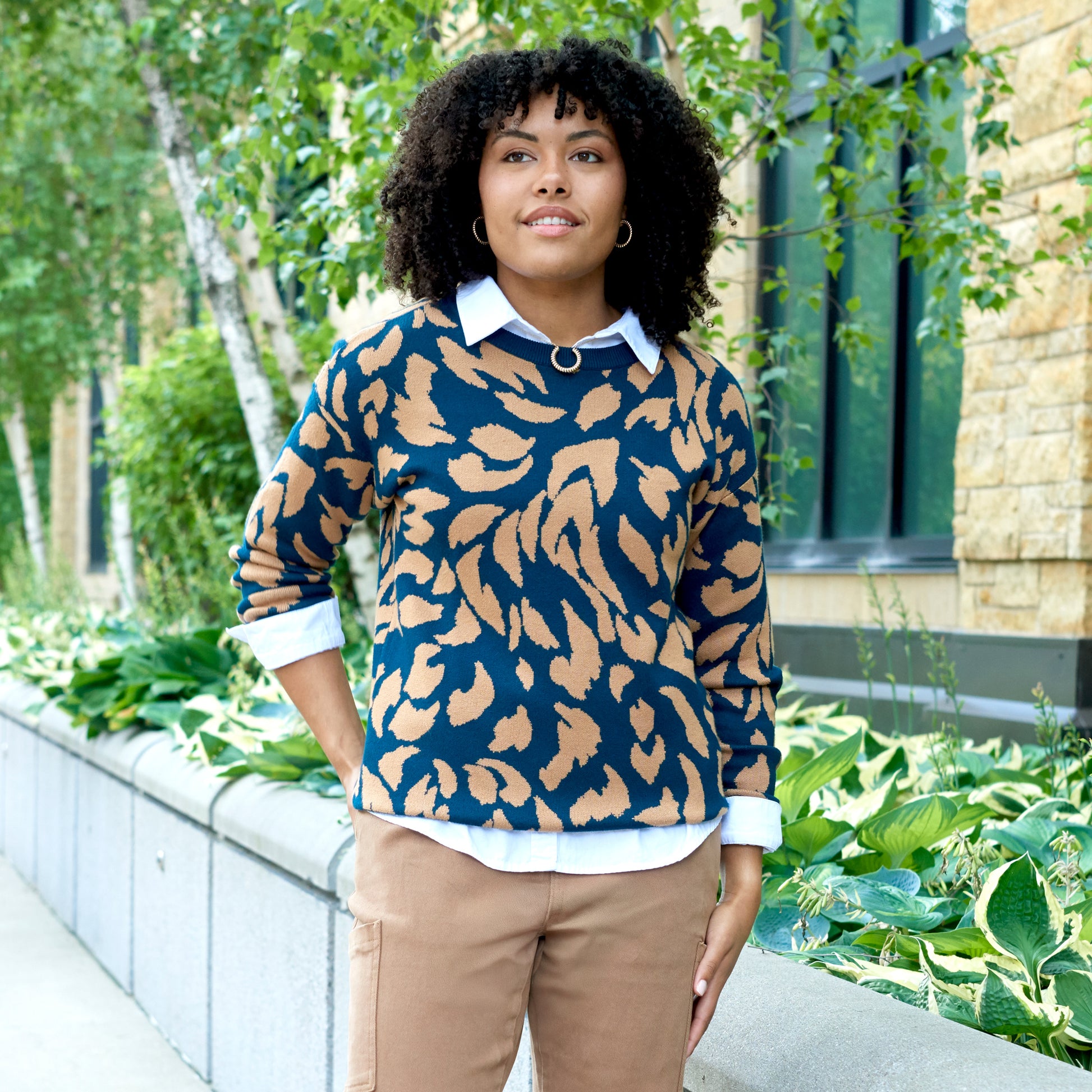 Navy Multi Brand Photography Missy