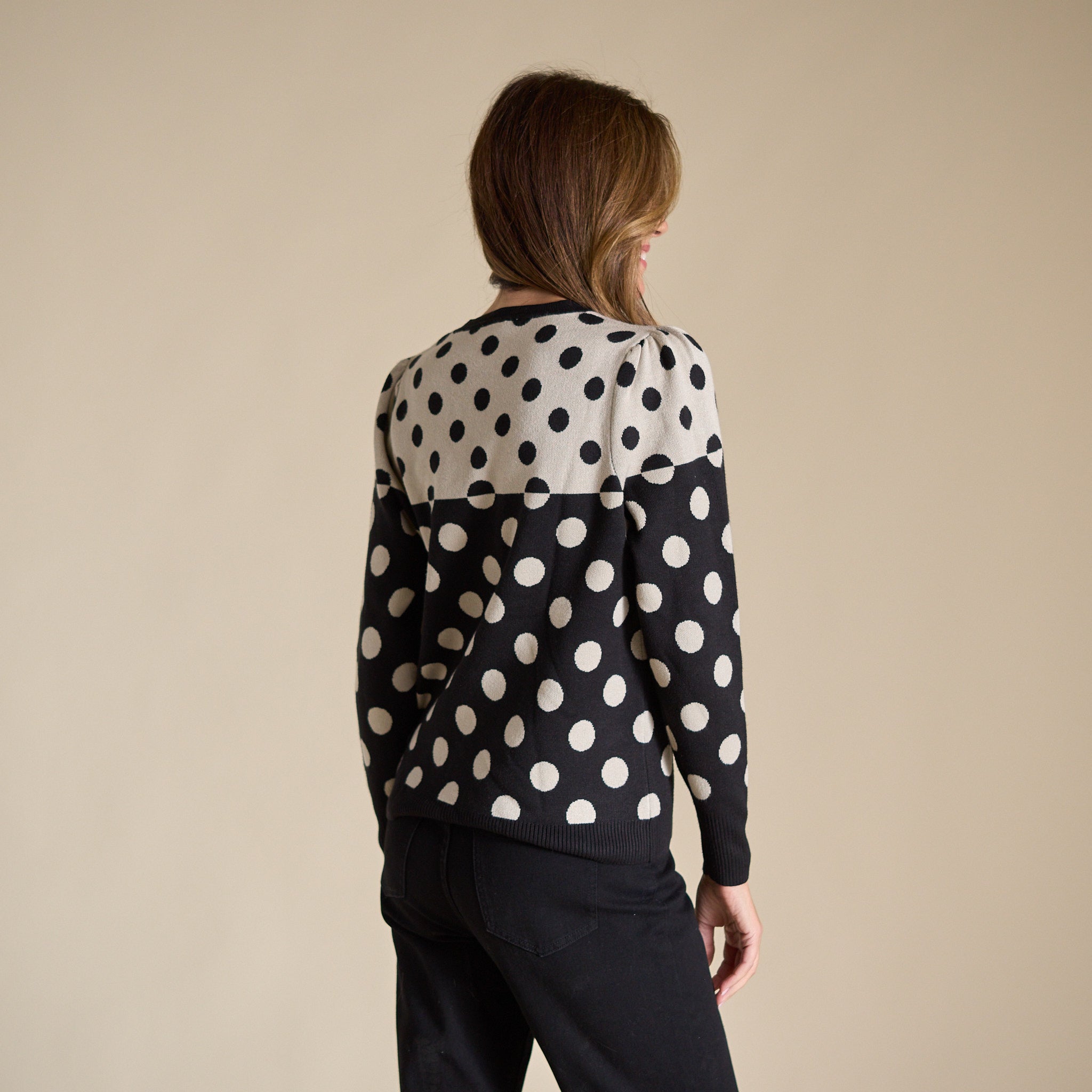 Mixed Polka Dot Sweater – Christopher & Banks