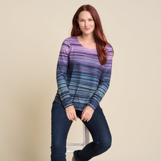 Purple Multi Front Detail Missy