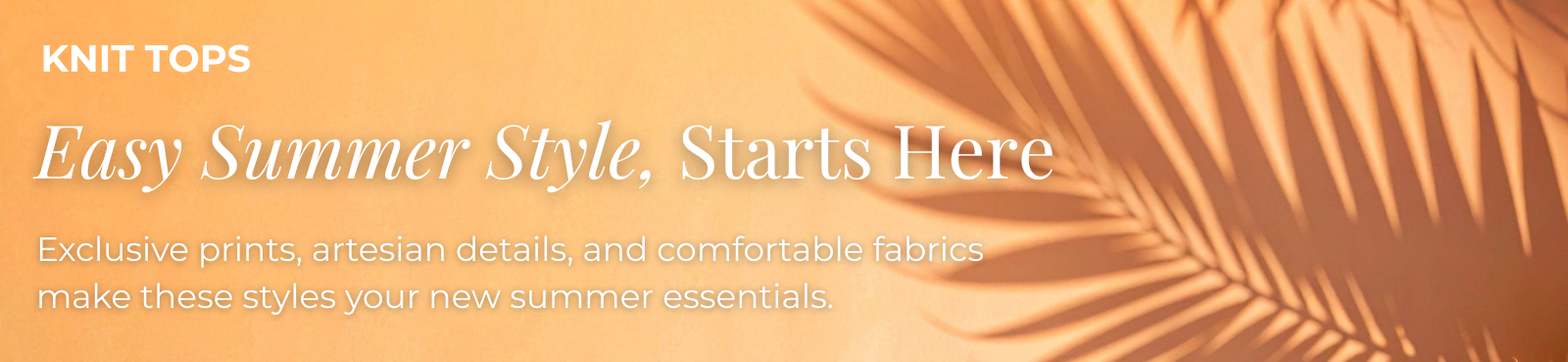 Knit Tops - Easy Summer Style, Starts Here: Exclusive prints, artesian details, and comfortable fabrics make these styles your new summer essentials.
