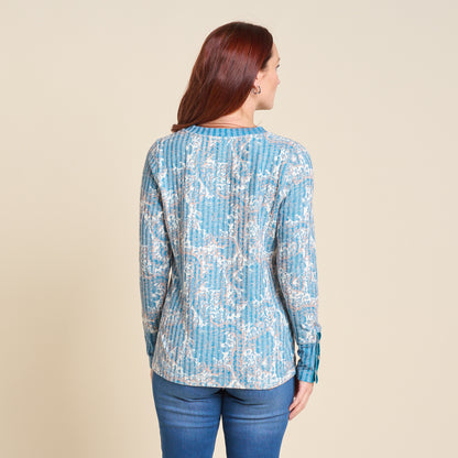 Illusion Teal Back Detail Missy