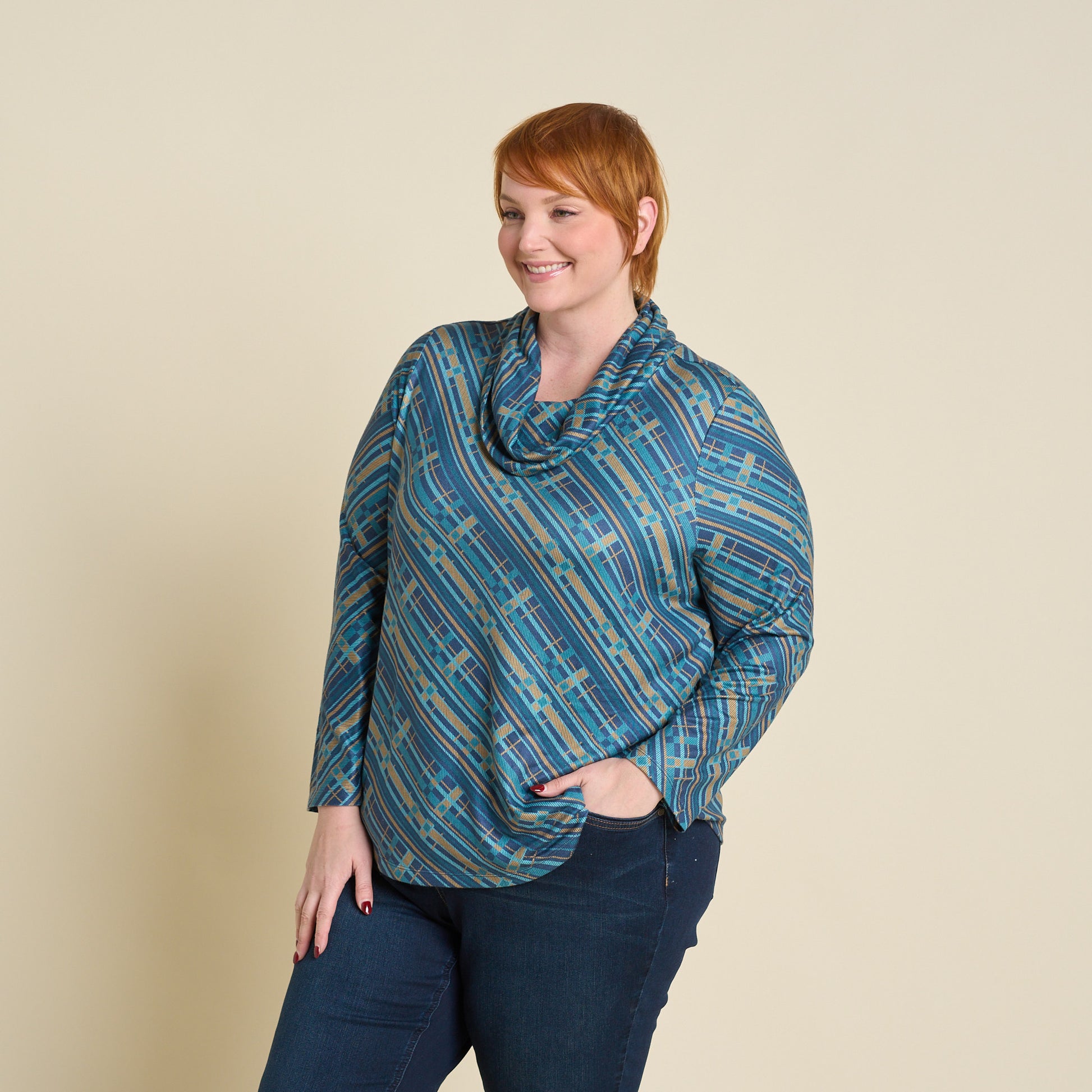 Navy Blazer Side Detail Women