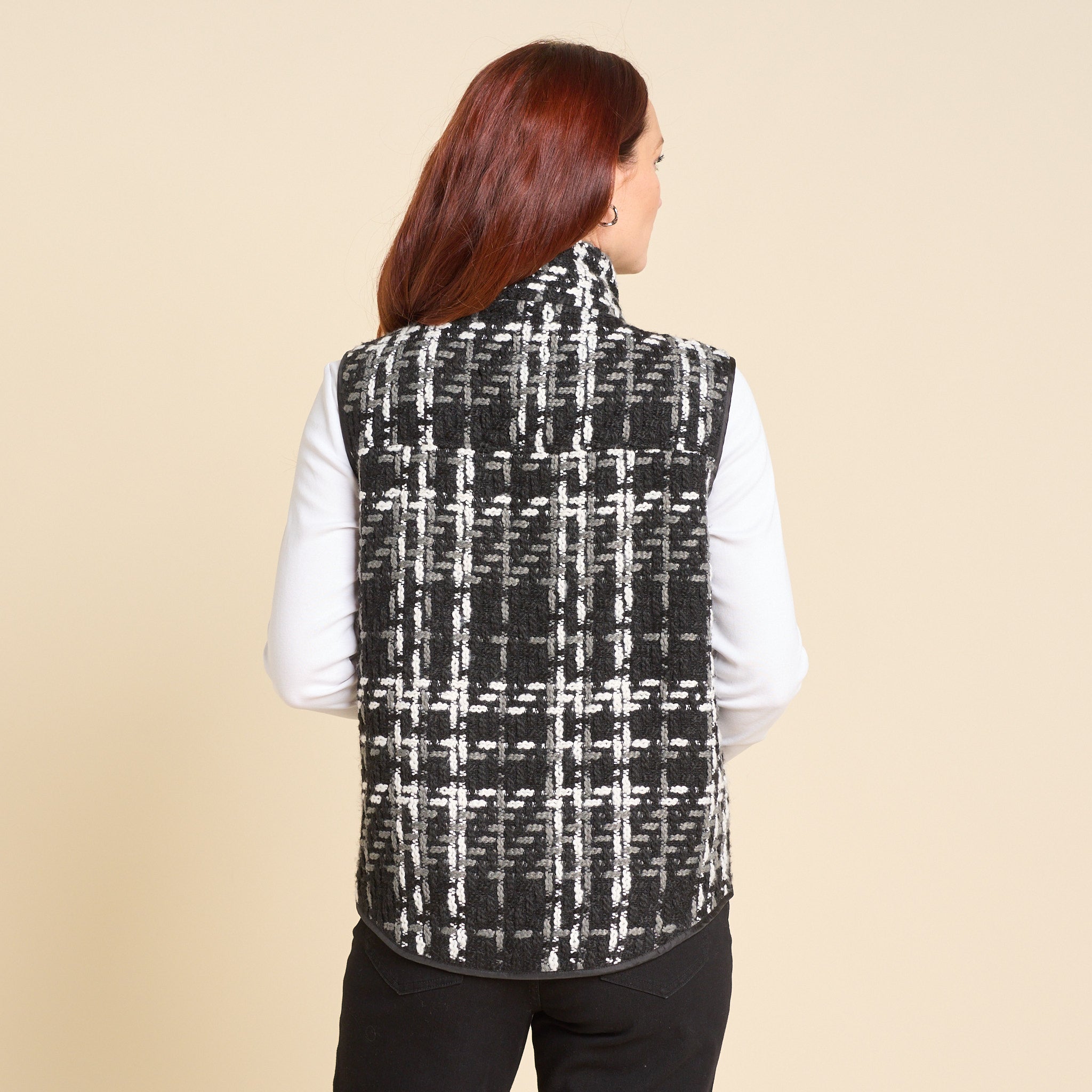 Textured Tweed Vest – Christopher & Banks