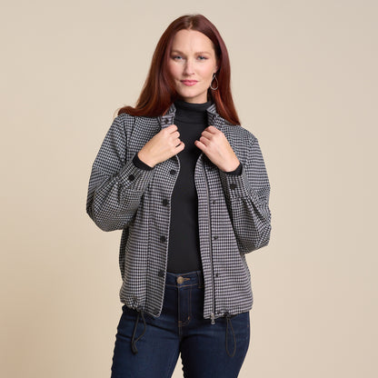 Black Grey Front Detail Missy