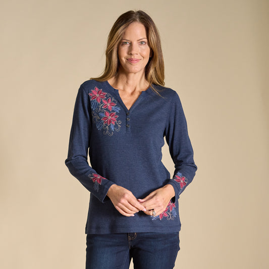 Navy Blazer Front Detail Missy