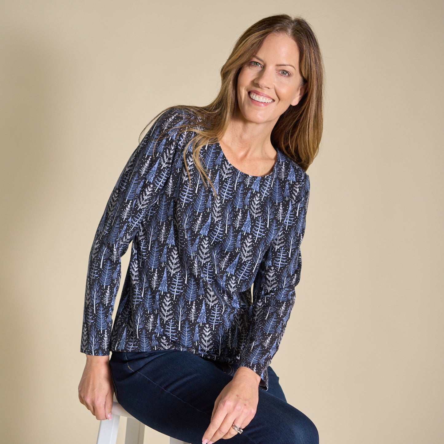 Black Multi Front Detail Missy