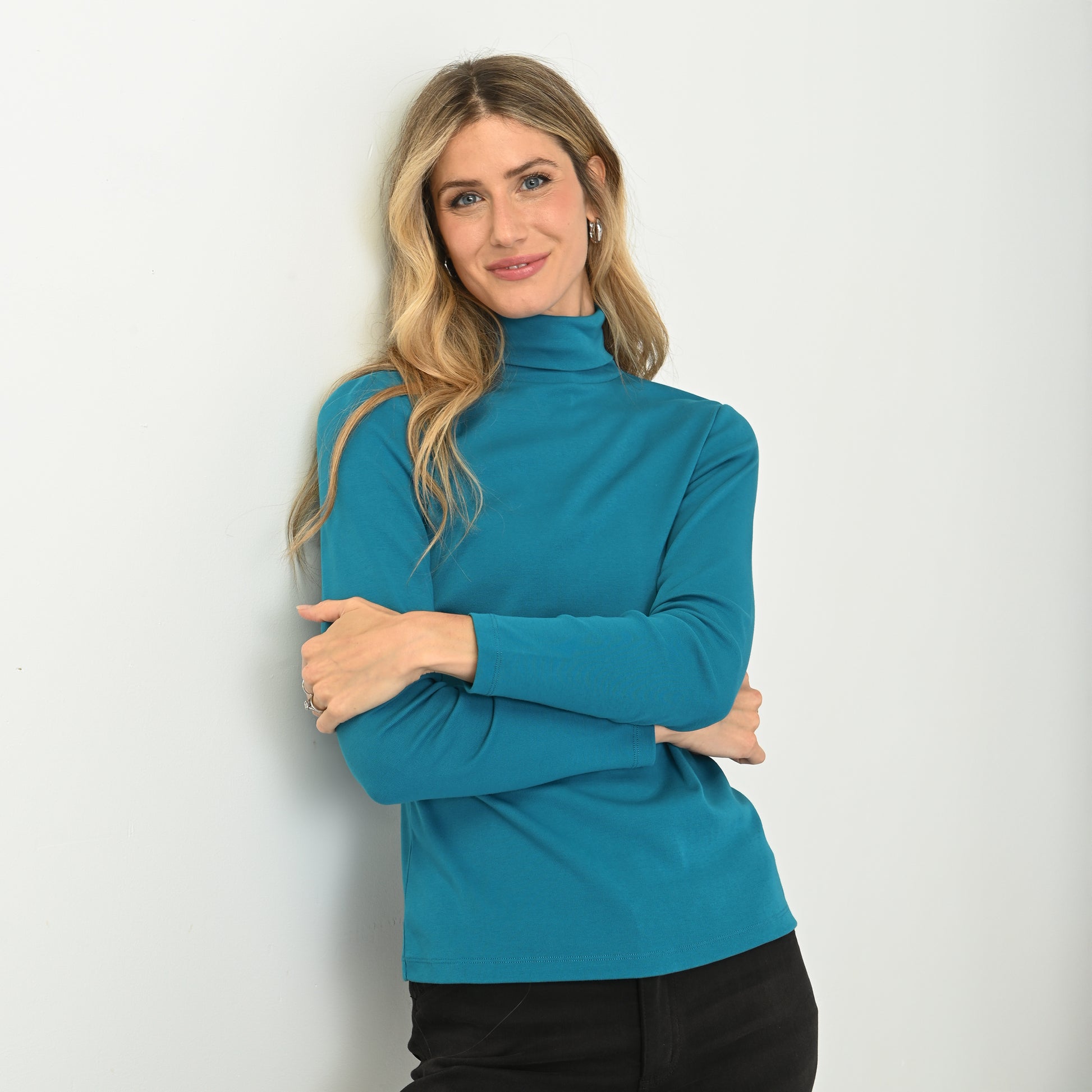 Illusion Teal Front Detail Missy