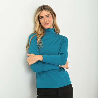 Illusion Teal Front Detail Missy