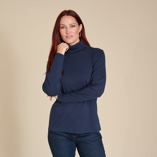 Navy Blazer Front Detail Missy