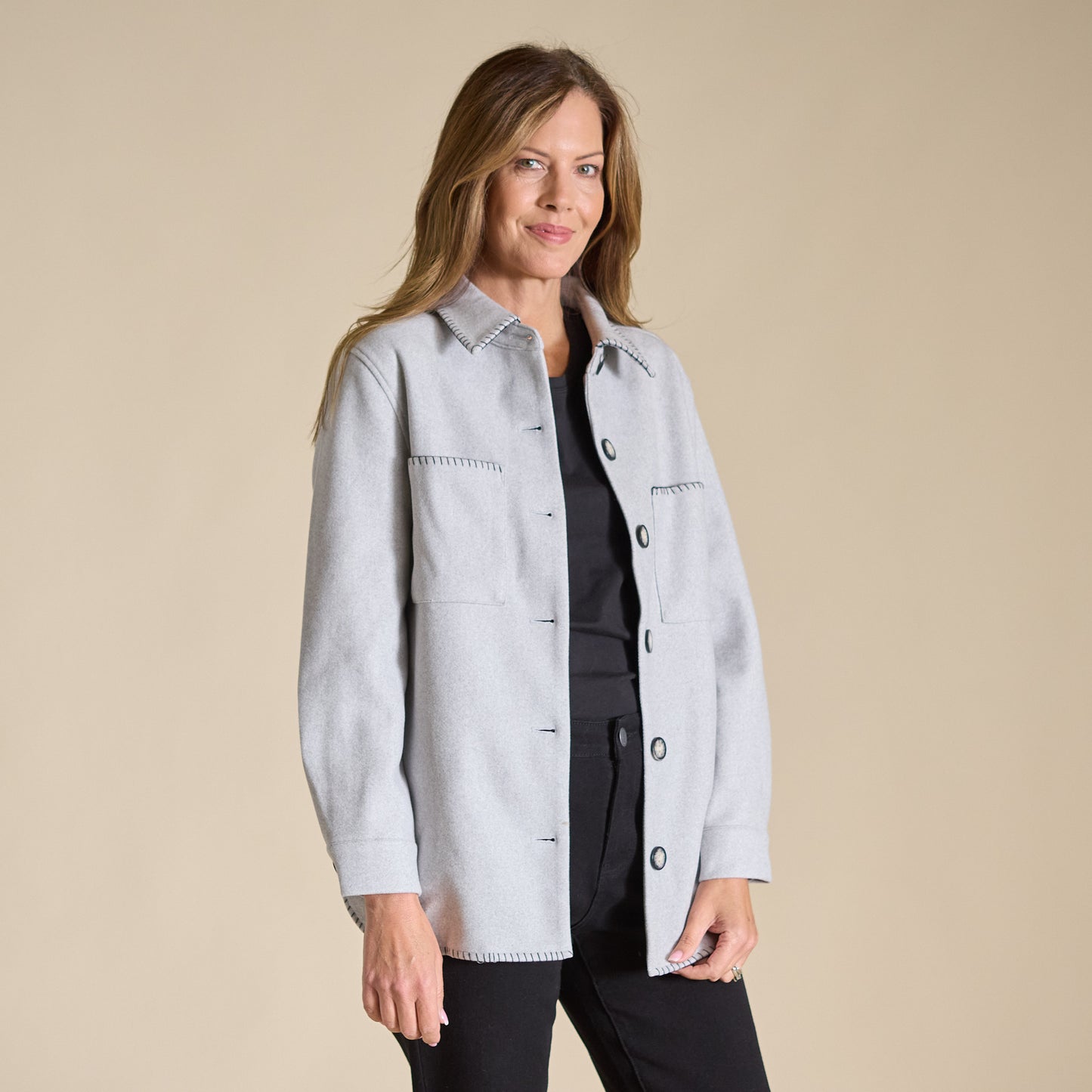 Heather Grey Side Detail Missy