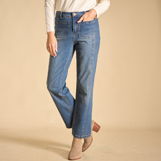 Dark Stonewash Front Detail Missy