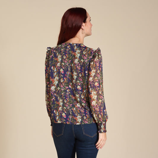 Navy Blazer Back Detail Missy